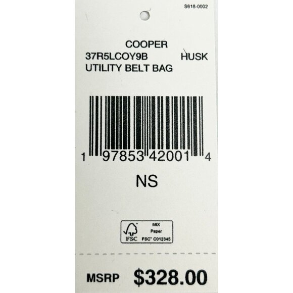 NEW Michael Kors Cooper Belt Bag Fanny Pack Husk Sling Backpack UNISEX - Picture 4 of 5